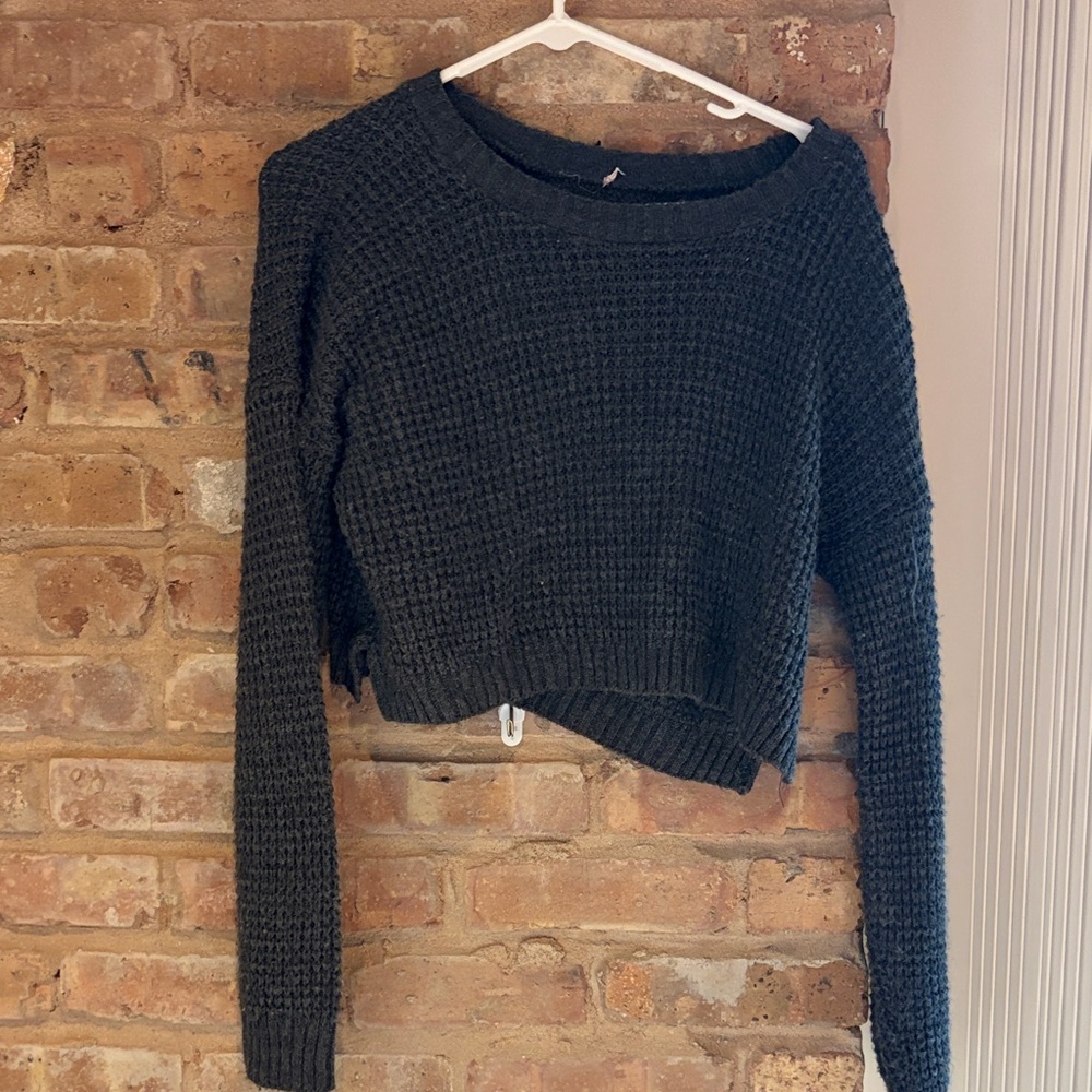 Black Knit Women's Sweater